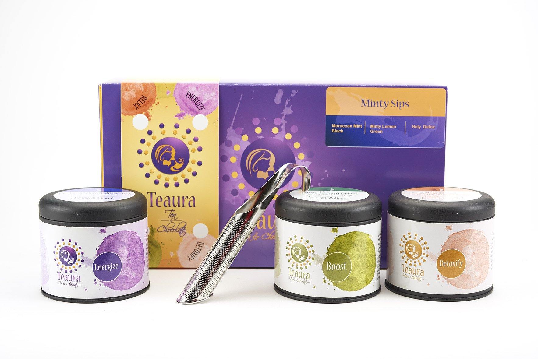 Minty Sips Mood Box - Gifts - Teaura Tea | Online Tea Store